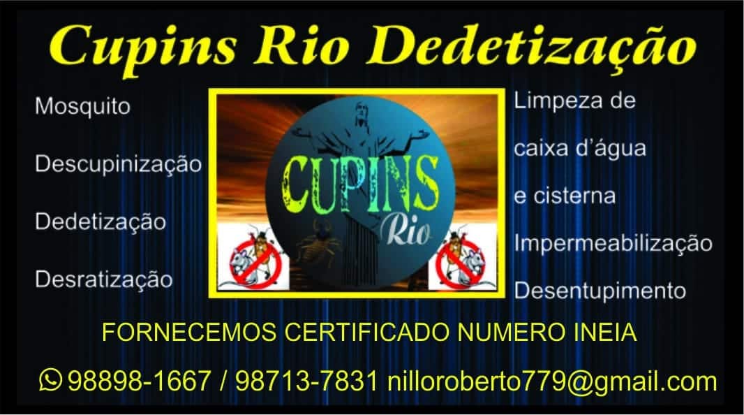 Cupins Rio Dedetização Logo